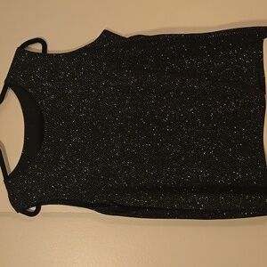 Lane Bryant Black and Gold Intimates Sparkly Top Size 18/20